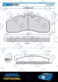 FOMAR FRICTION FO 918181